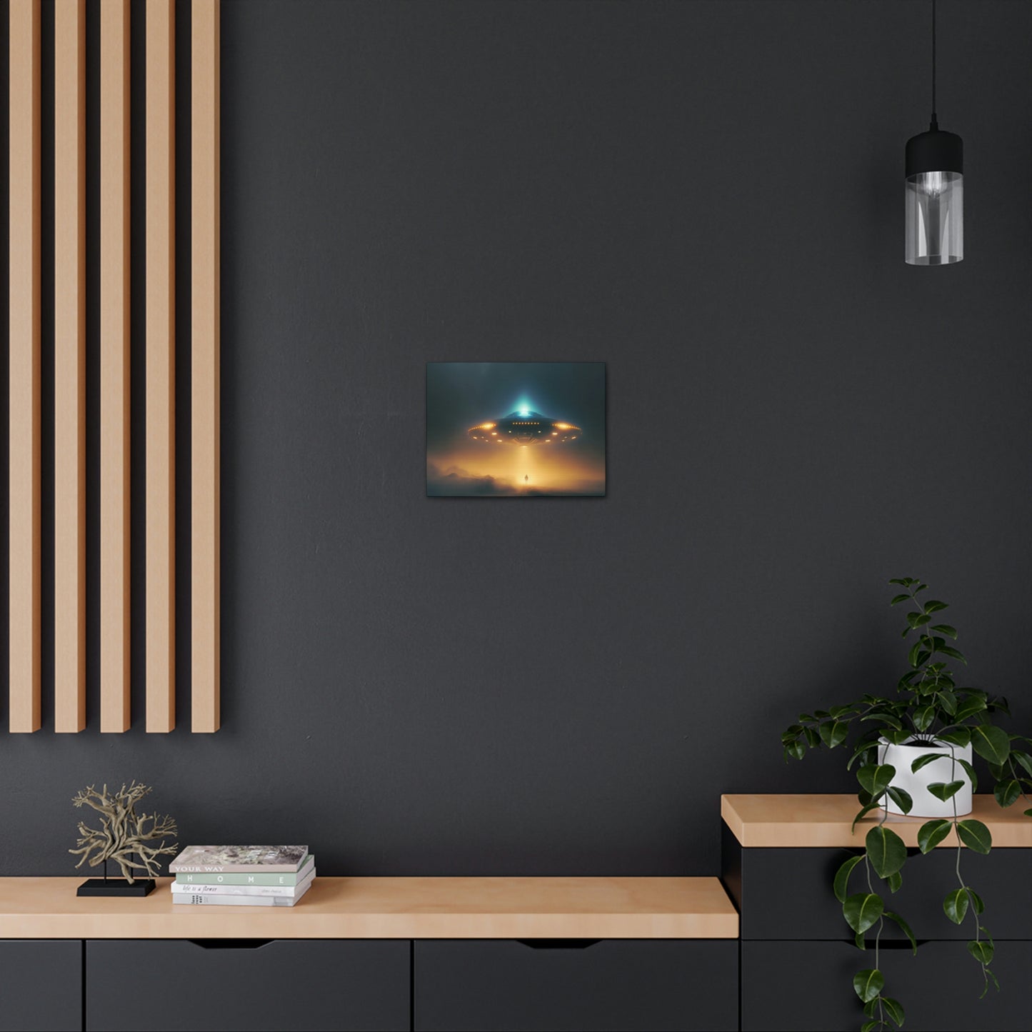 Alien Abduction Canvas Gallery Wraps