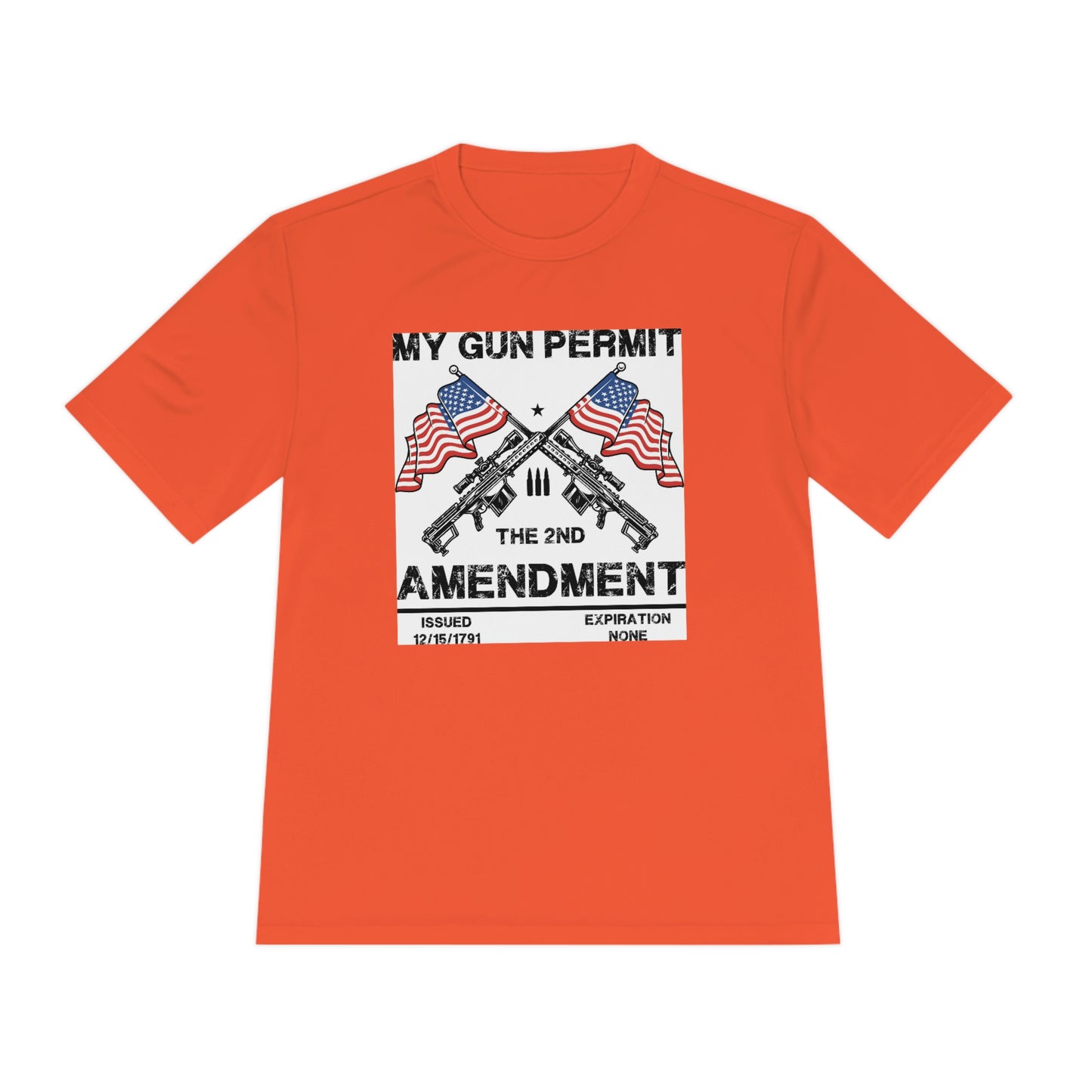 2nd Amendment  Unisex Moisture Wicking Tee