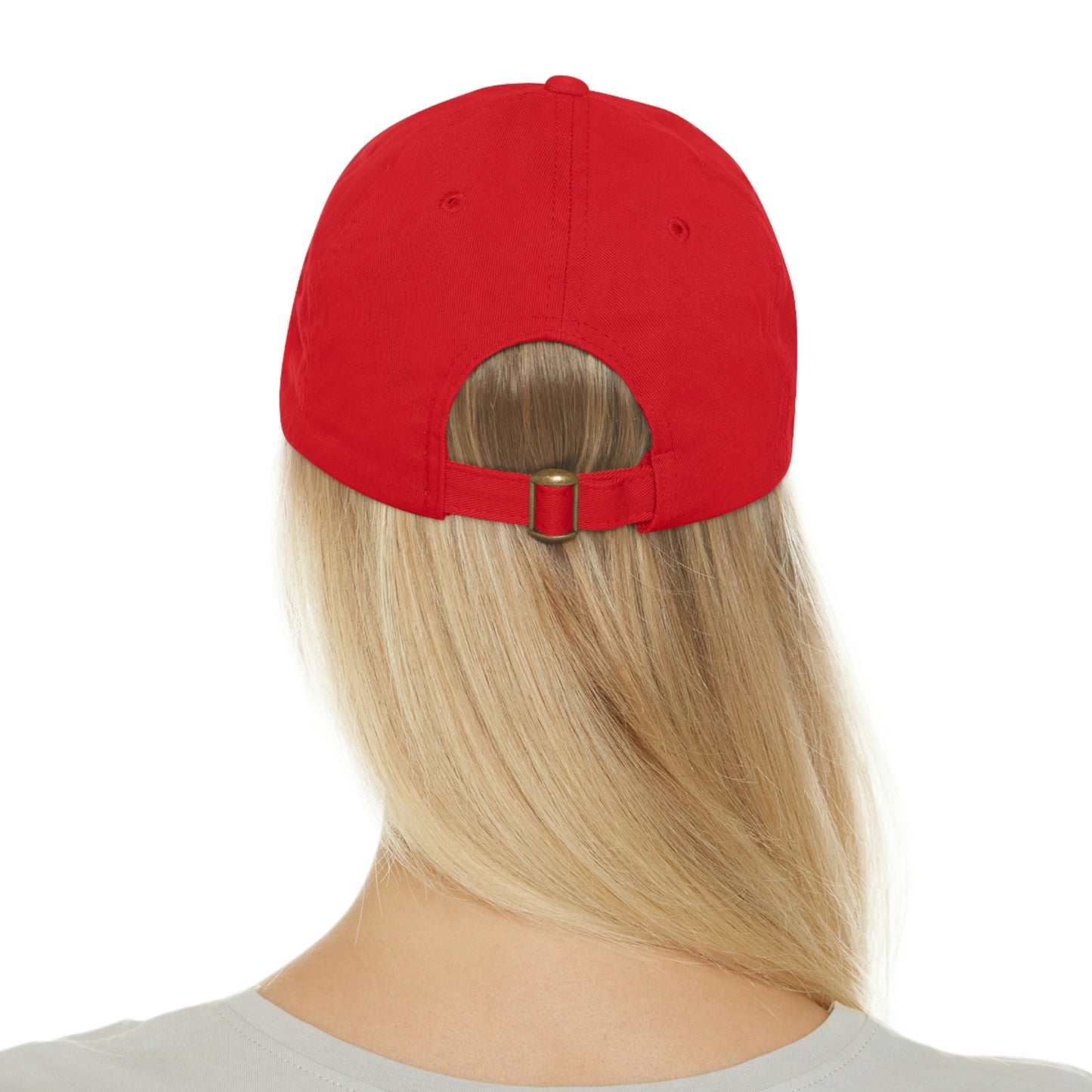 Patriotic Hat with Leather Patch