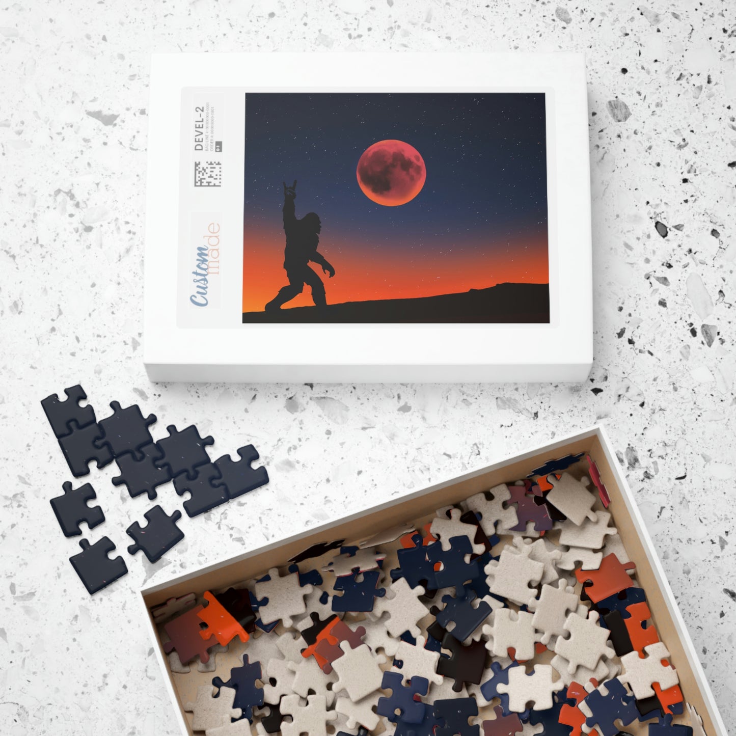 Bigfoot in the Moonlight Puzzle (110 or 252-piece)