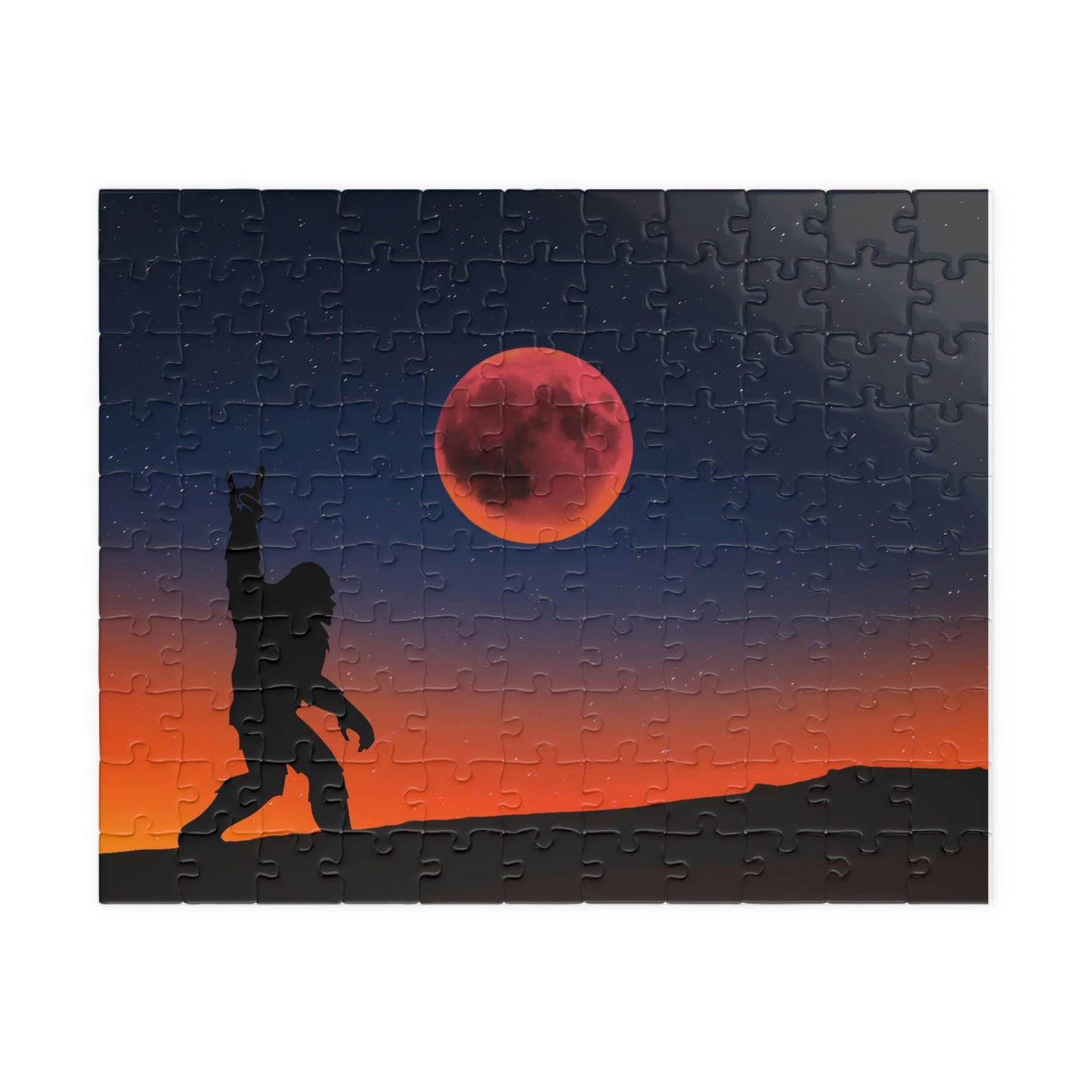 Bigfoot in the Moonlight Puzzle (110 or 252-piece)