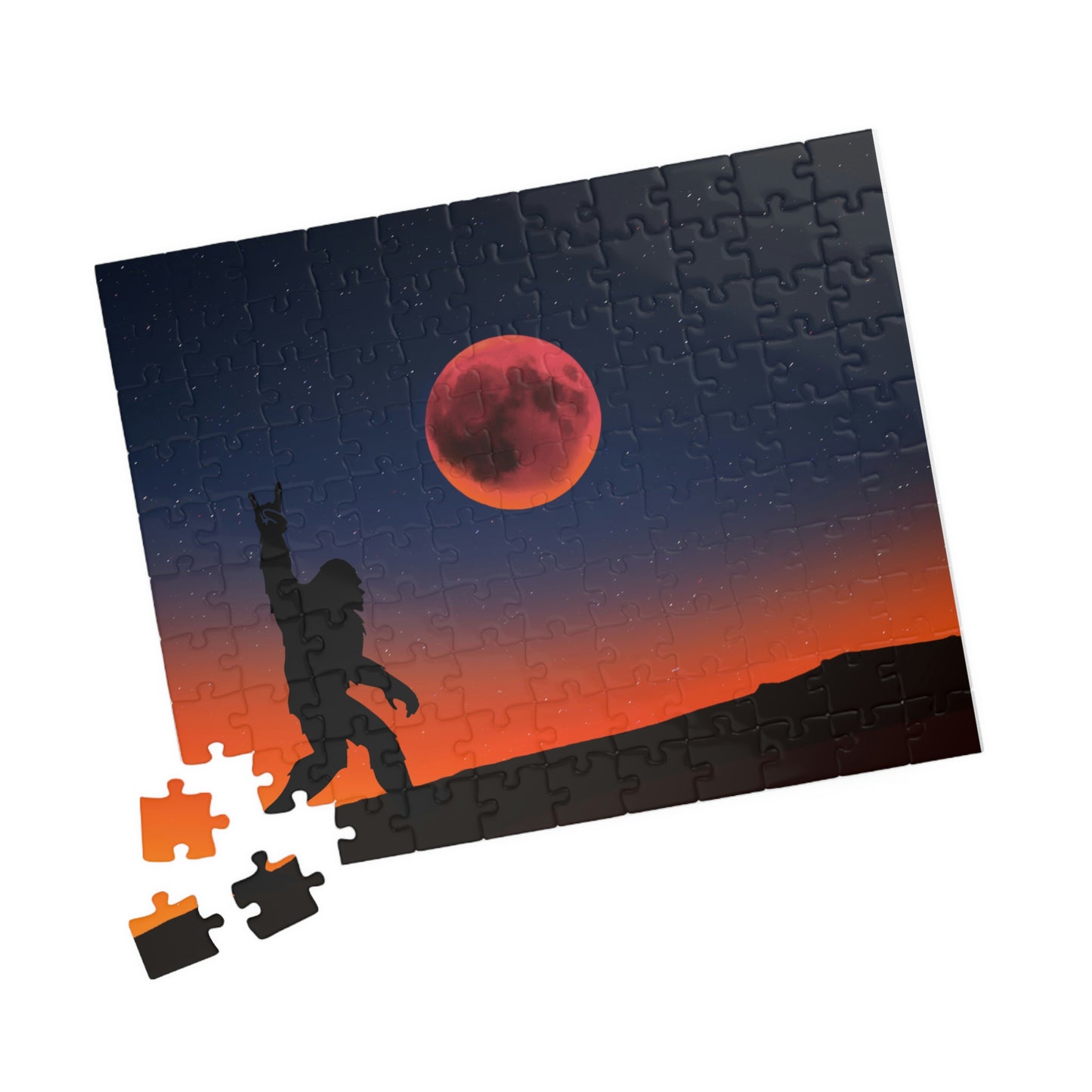 Bigfoot in the Moonlight Puzzle (110 or 252-piece)