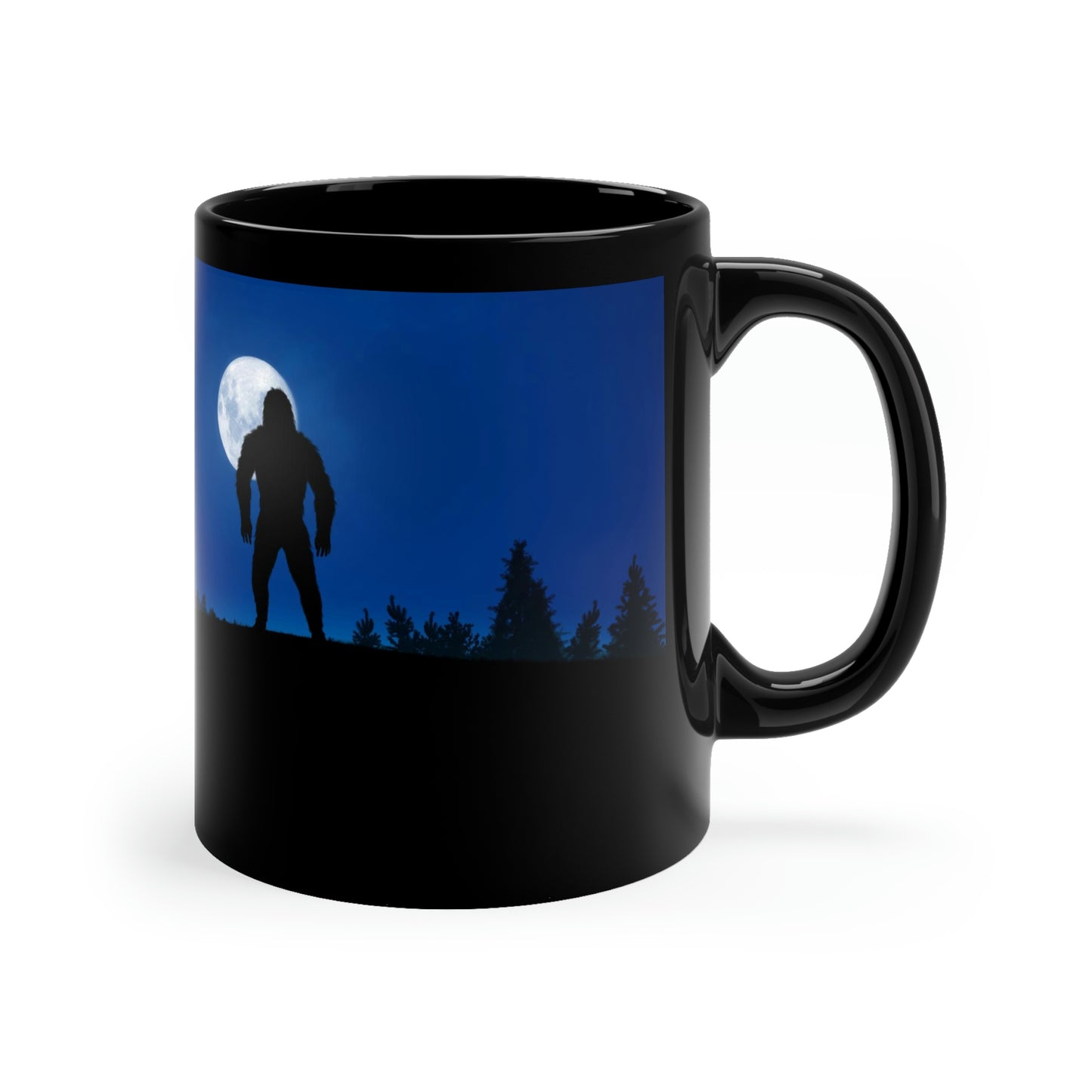 Moonlight Stroll 11oz Black Mug