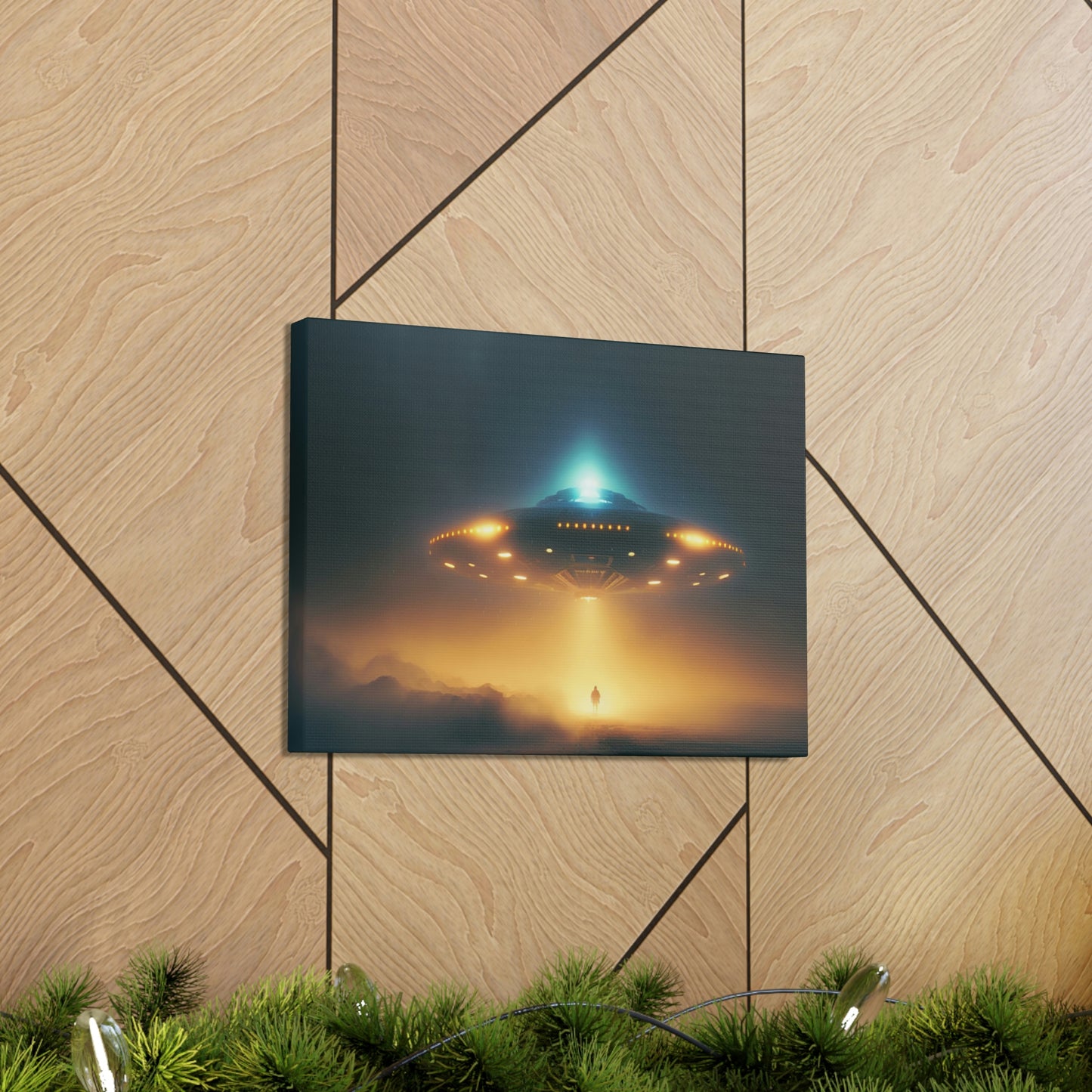 Alien Abduction Canvas Gallery Wraps