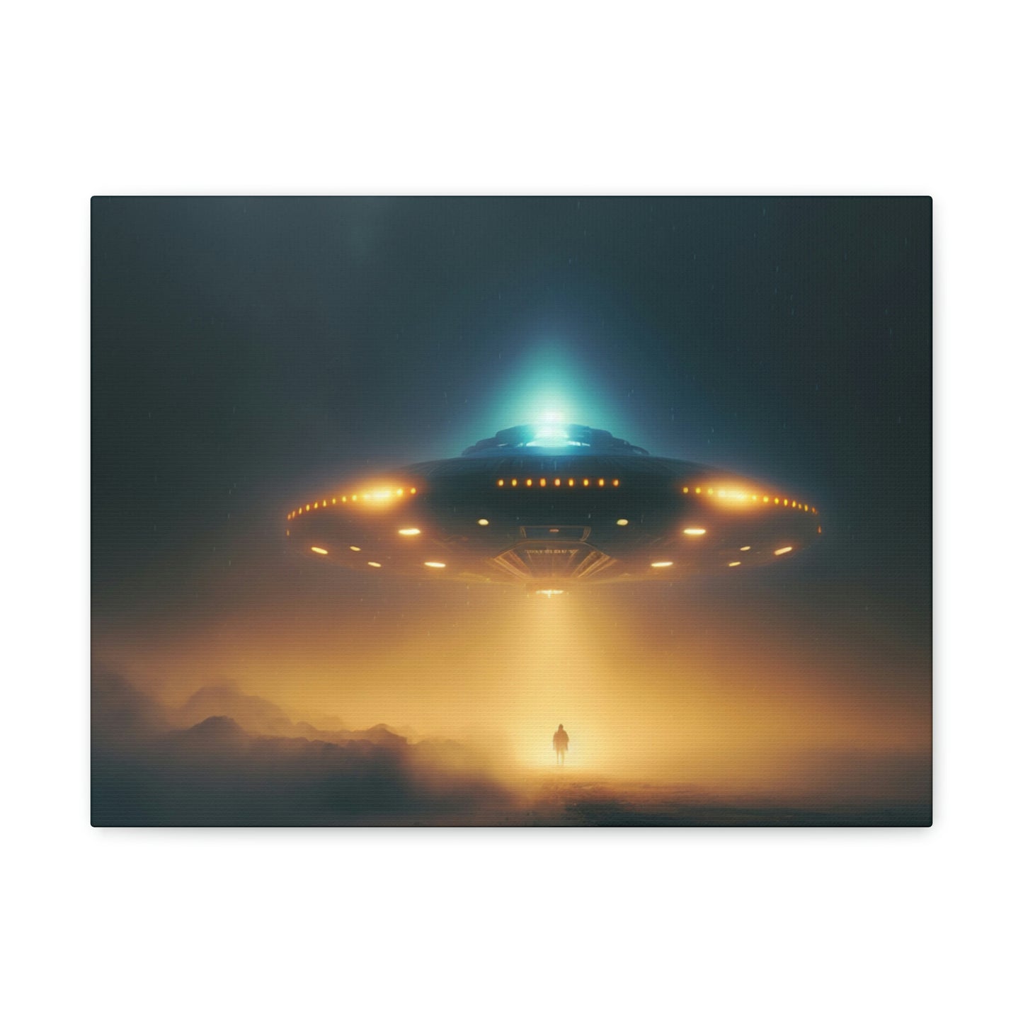 Alien Abduction Canvas Gallery Wraps